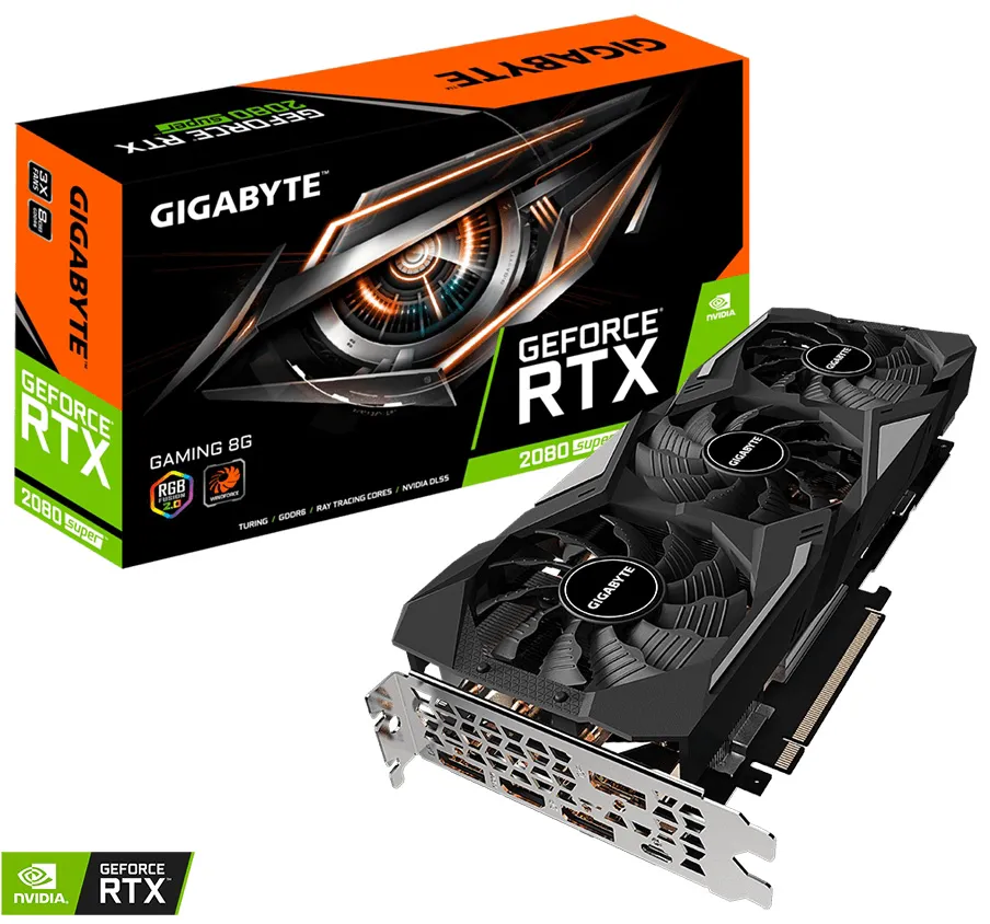 Видеокарта 8Gb Gigabyte RTX 2080 SUPER GAMING GV-N208SGAMING-8GC