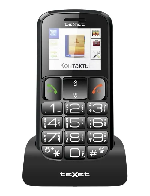 Мобильный телефон Texet TM-B116 черный