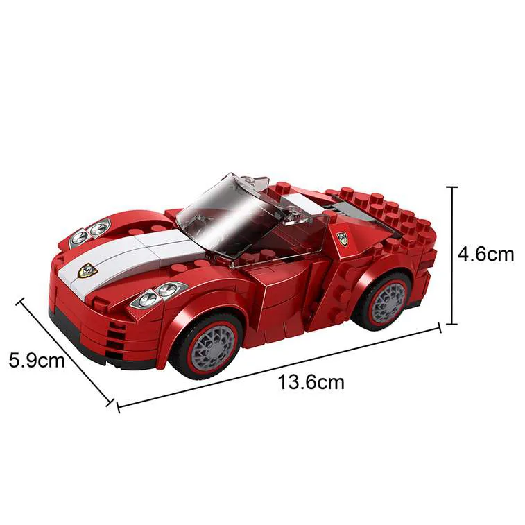 Игровой конструктор Keyixing 26411 ГОНКА (183 детали в наборе)