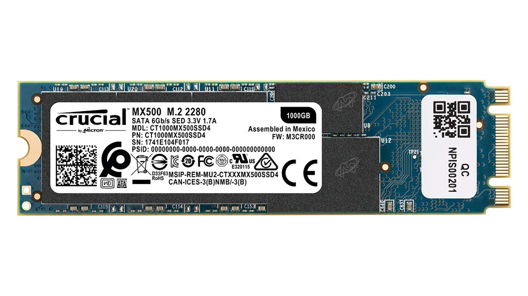 SSD накопитель 1000Gb Crucial MX500 CT1000MX500SSD4