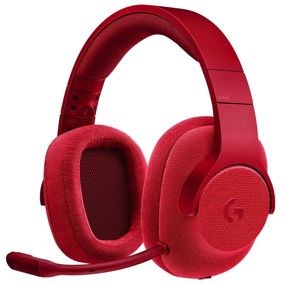 Гарнитура Logitech G433 FIRE RED 981-000652