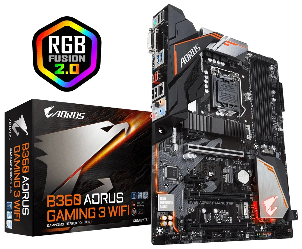 Материнская плата Gigabyte B360 AORUS GAMING 3 WiFi