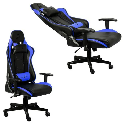Игровое компьютерное кресло 1stPlayer FK2 Black/Blue