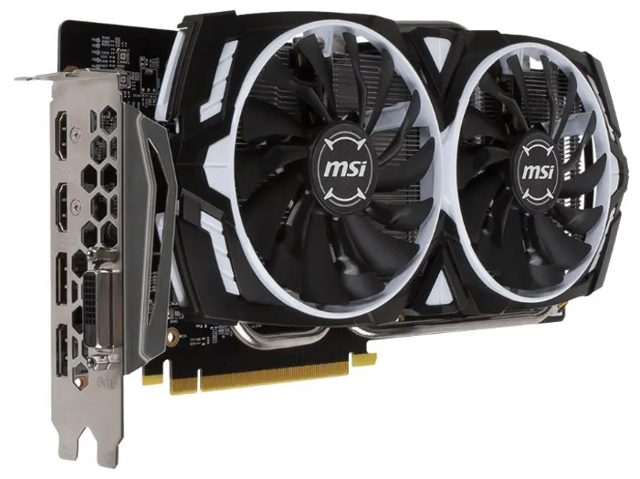 Видеокарта MSI GeForce GTX 1060 ARMOR 6G OCV1