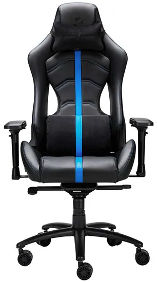 Игровое компьютерное кресло 1st Player XI Black/Blue