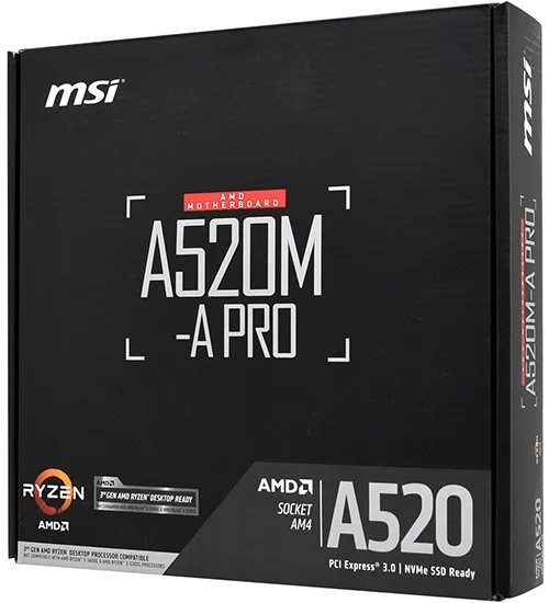 Материнская плата MSI A520M-A PRO