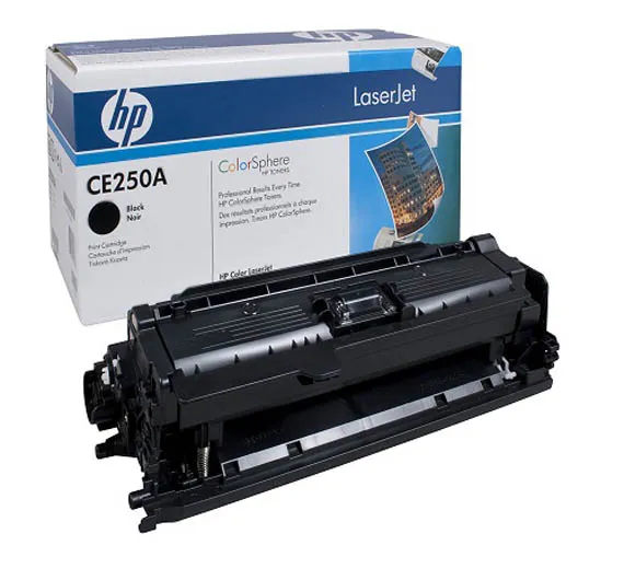 Картридж лазерный HP CE250A черный
