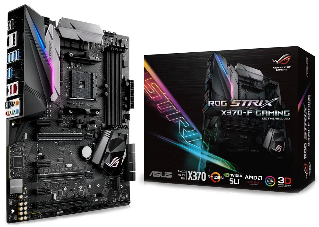 Материнская плата ASUS ROG STRIX X370-F GAMING