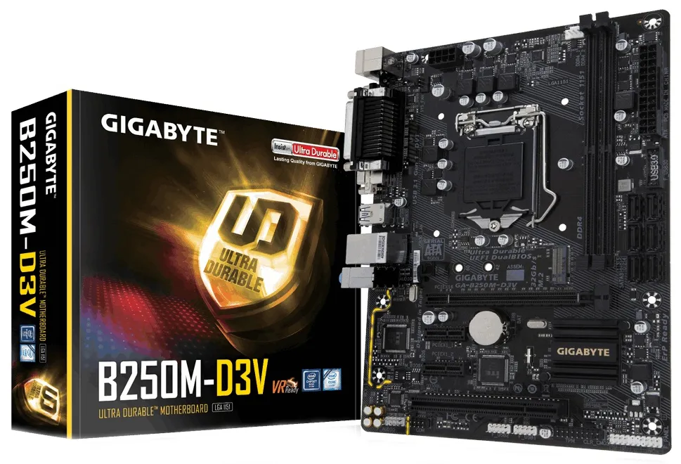 Материнская плата Gigabyte GA-B250M-D3V