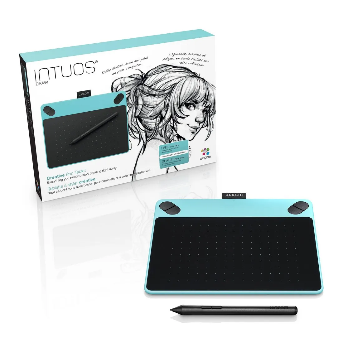 Графический планшет Wacom Intuos Draw Pen Small CTL-490DB-N