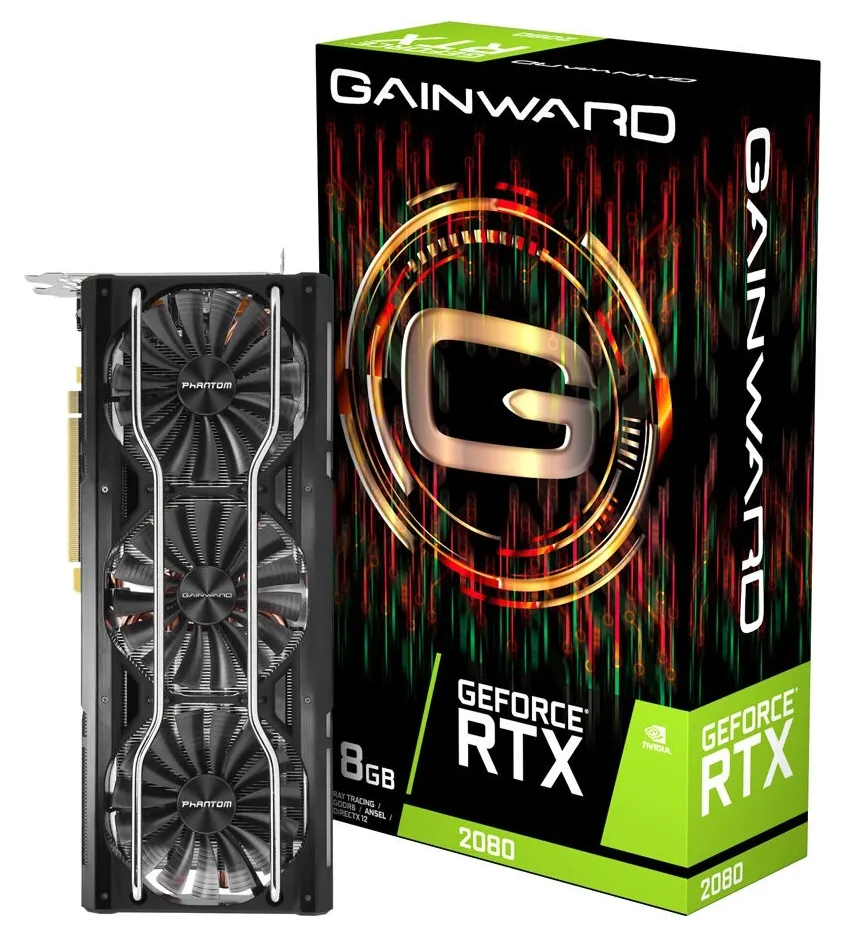 Видеокарта 8GB Gainward RTX2080 Triple NE62080020P2-1040P