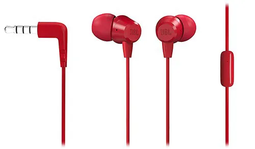Гарнитура JBL (by harman) C50HI red