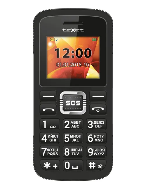 Мобильный телефон Texet TM-B119 черный