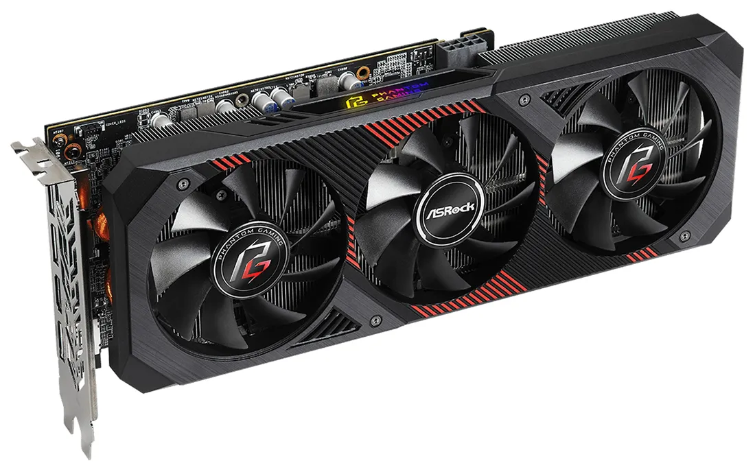 Видеокарта ASRock Radeon RX 5600 XT Phantom Gaming D3 6G OC