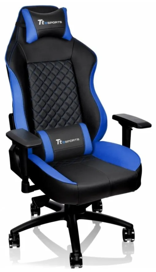 Игровое компьютерное кресло Thermaltake GTC 500 Black & Blue (GC-GTC-BLLFDL-01)
