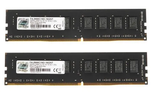 Оперативная память 16 GB kit G.Skill F4-2666C19D-16GNT