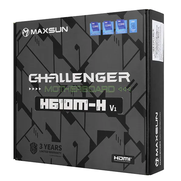 Материнская плата MaxSun Challenger H610M-H V1 V2