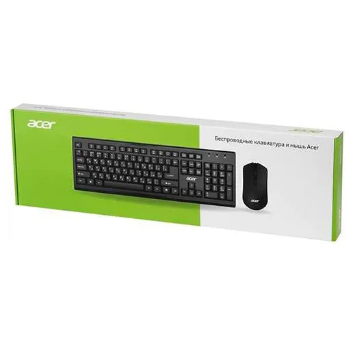 Клавиатура + мышь Wireless Acer OKR120 black