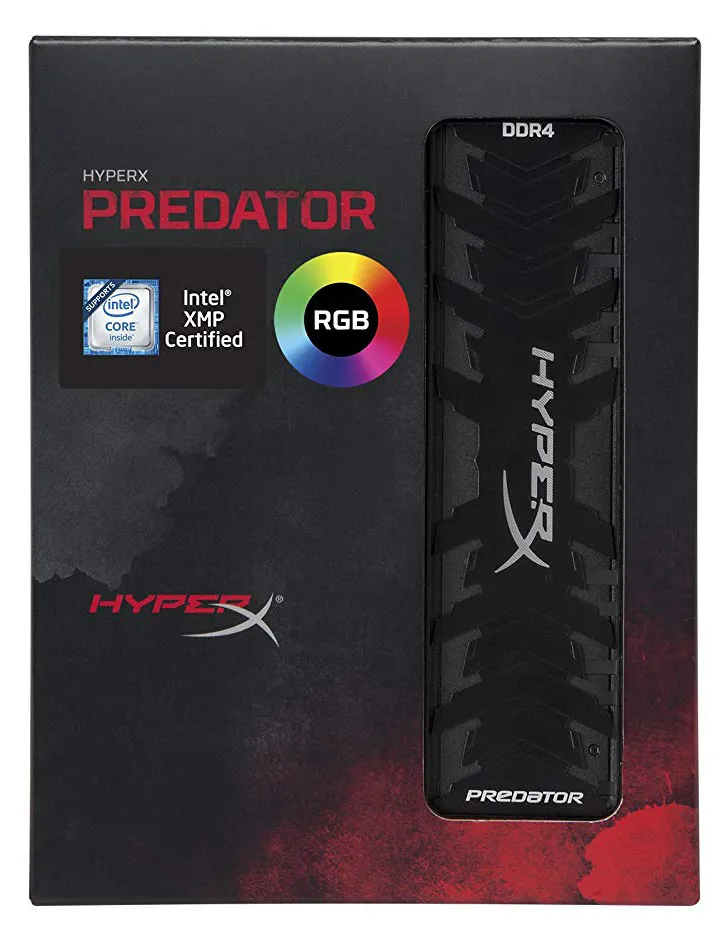 Оперативная память 16 Гб Kingston HyperX Predator RGB HX432C16PB3A/16