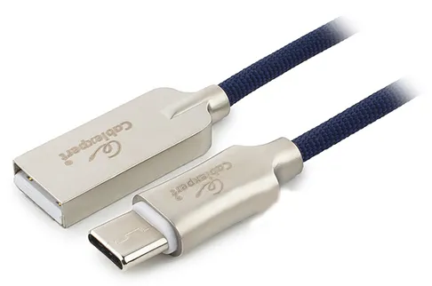 Кабель USB Type A-C Cablexpert CC-P-USBC02Bl-1M