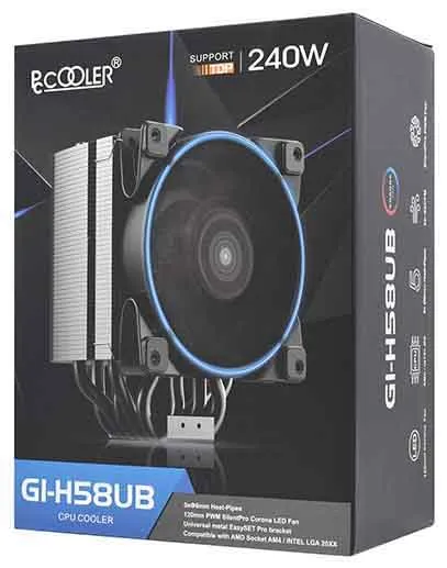 Кулер для CPU PCCooler GI-H58UB B