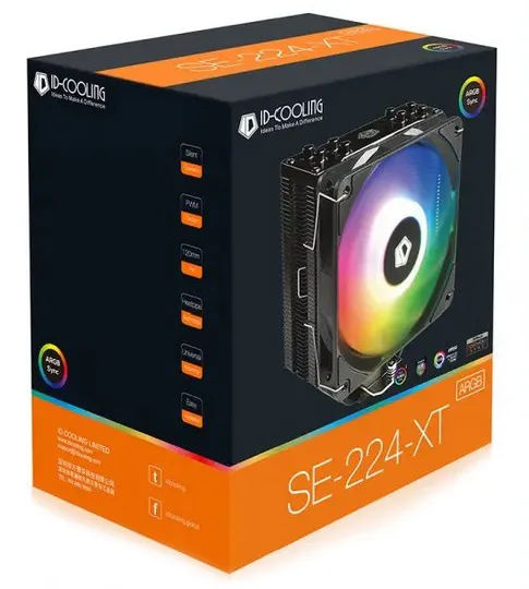 Кулер для процессора ID-Cooling SE-224-XT ARGB DUET
