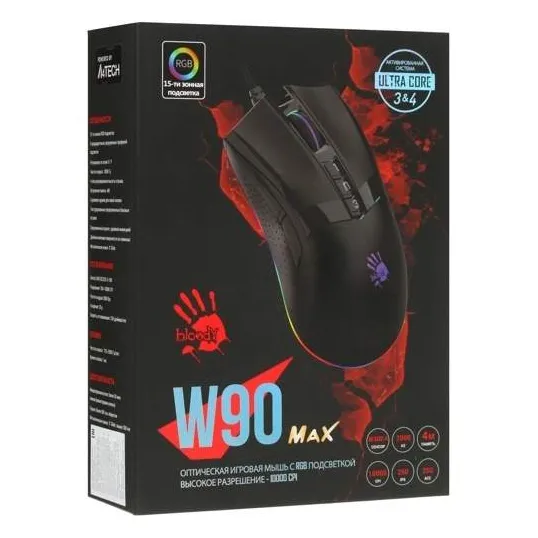 Мышь Bloody W90-Max Black
