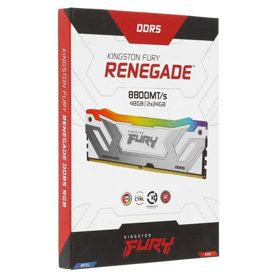 Оперативная память 48 GB kit Kingston Fury Renegade RGB KF588CU42RWAK2-48