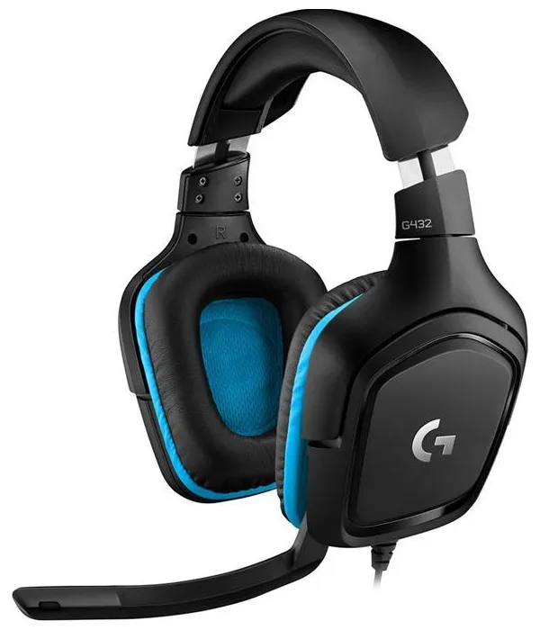 Гарнитура Logitech G432 Gaming Headset Leatherette 981-000770