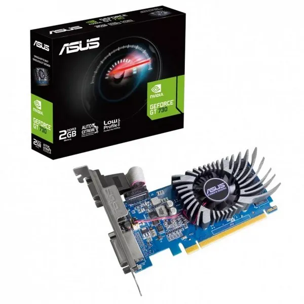 Видеокарта ASUS GeForce GT730 2Gb 128bit DDR3 700/1600 1xD-Sub 1xDVI 1xHDMI PCI Express 2.0 GT730-2GD3-BRK-EVO