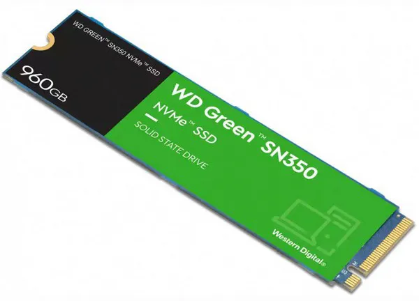 SSD накопитель 960GB WD GREEN SN350 WDS960G2G0C