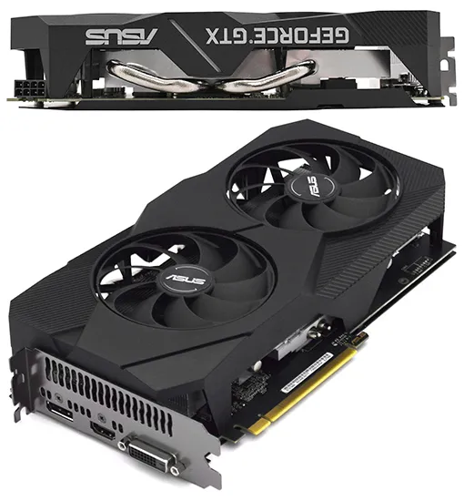 Видеокарта 6GB Asus GTX 1660 SUPER DUAL-GTX1660S-A6G-EVO