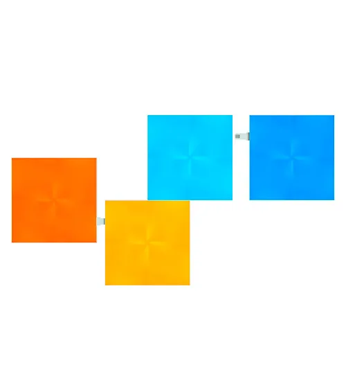 Smart lighting Expansion Pack Nanoleaf Canvas, Square, (NL29-0001SW-4PK), White, 4 Pack