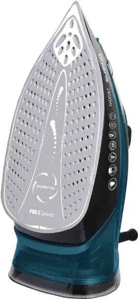 Утюг Polaris PIR 2821AK черный/бирюзовый