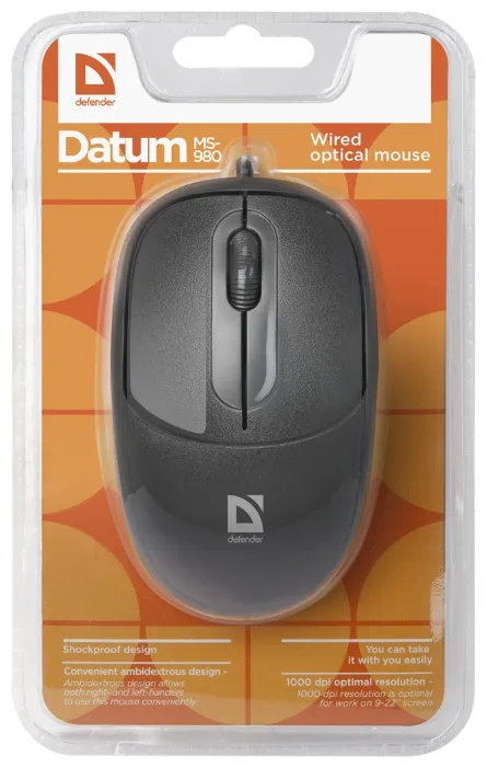Компьютерная мышь проводная Defender Datum MS-980