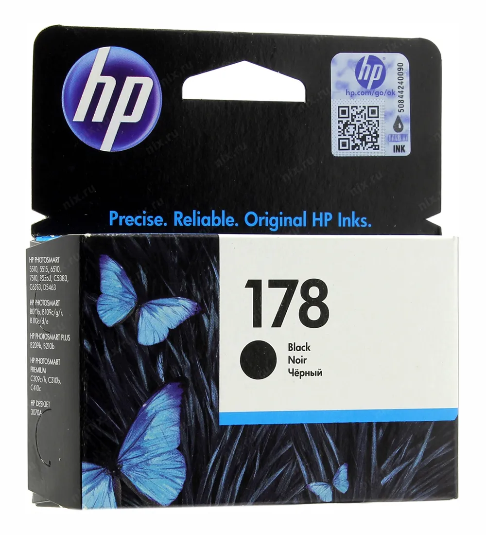 Картридж HP CB316HE Black №178