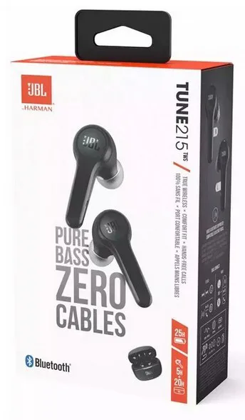 Bluetooth Гарнитура JBL (by harman) Tune 215TWS Black