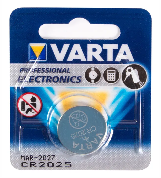 Батарейка VARTA CR2025-BP1