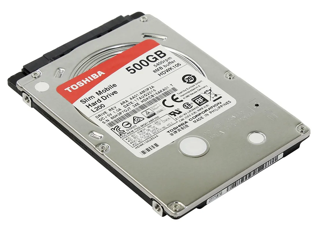 Жесткий диск 500GB TOSHIBA L200 HDWK105UZSVA