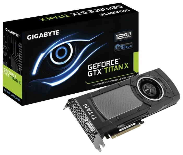 Видеокарта Gigabyte GTX TITAN X GV-NTITANXD5-12GD-B