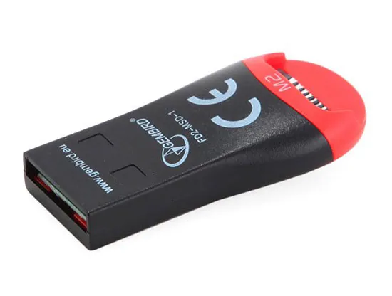 Картридер Gembird FD2-MSD-1 Black