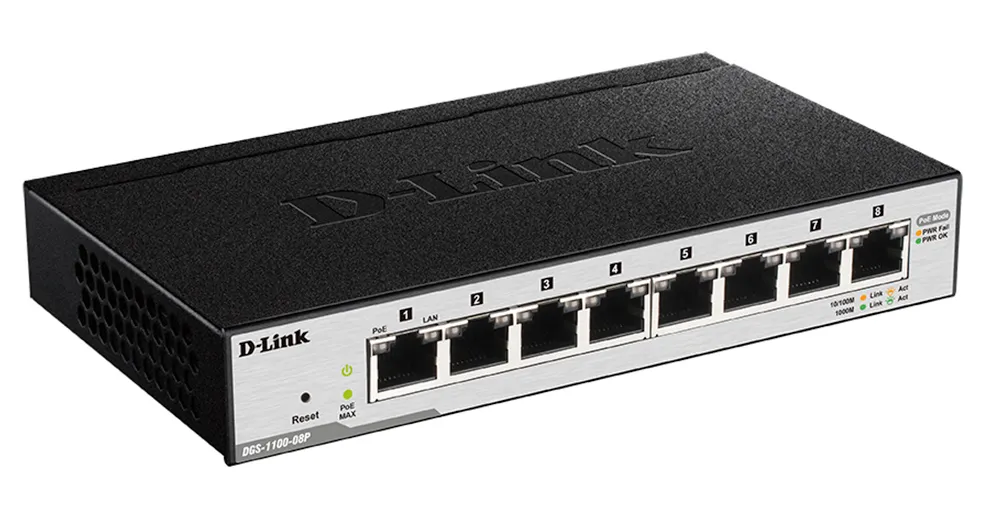 Коммутатор D-Link DGS-1100-08P