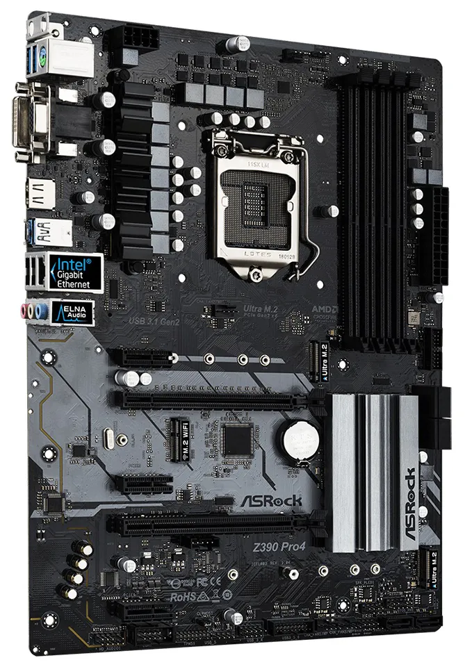 Материнская плата ASRock Z390 PRO 4