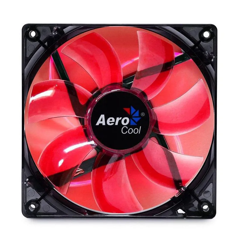 Кулер для кейса AeroCool Lightning Red Led (12см)