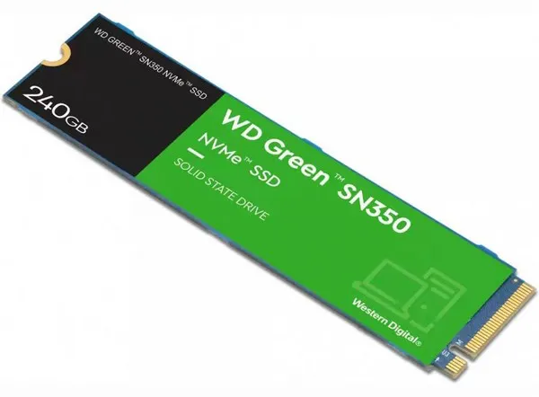 SSD накопитель 240GB WD GREEN SN350 WDS240G2G0C
