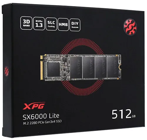 SSD накопитель 512 GB ADATA SX6000 Lite ASX6000LNP-512GT-C M.2 PCIe