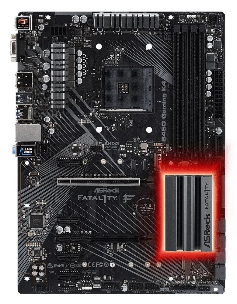 Материнская плата ASRock B450 GAMING K4