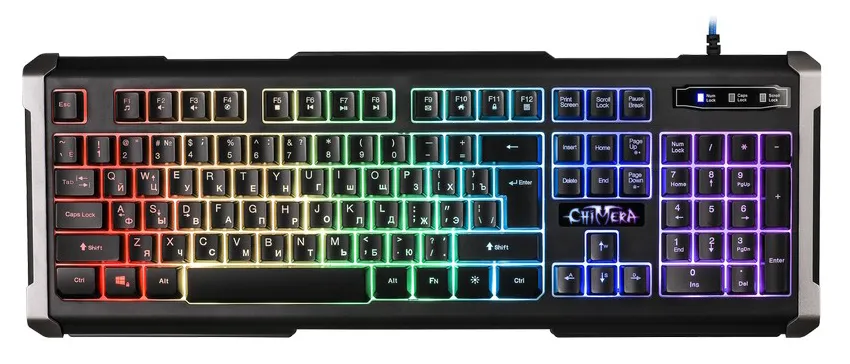 Клавиатура проводная игровая Defender Chimera GK-280DL