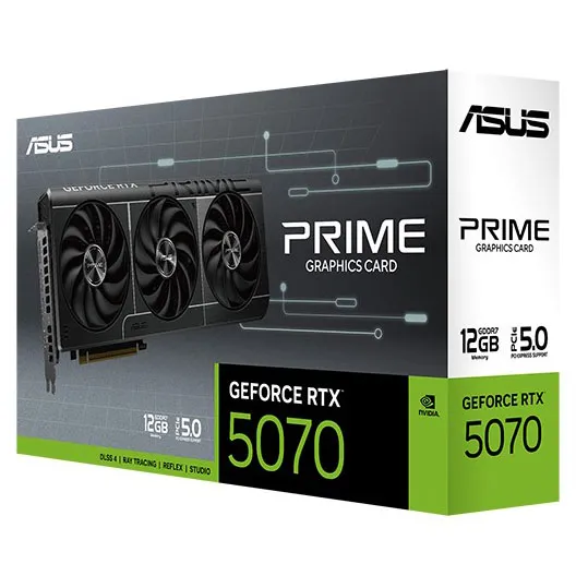 Видеокарта 12 GB ASUS RTX 5070 PRIME RTX5070-12G
