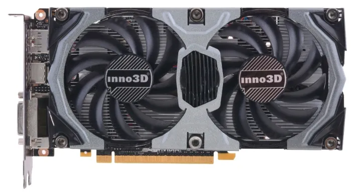 Видеокарта Inno3D GeForce GTX 960 HerculeZ X2L GAMING OC Ver2.0 N96L-1DDV-M5CNX